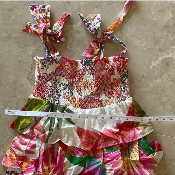 FARM Rio Mixed White Prints Layered
Midi Dress - Picture 4 of 6